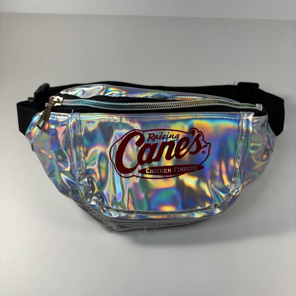 Raising Cane's Chicken Fingers Fanny Pack - Rainbow Zipper (J)